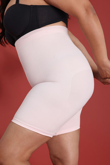 Zivame All Day Seamless Highwaist Thigh Shaper - Crystal Rose — image 9
